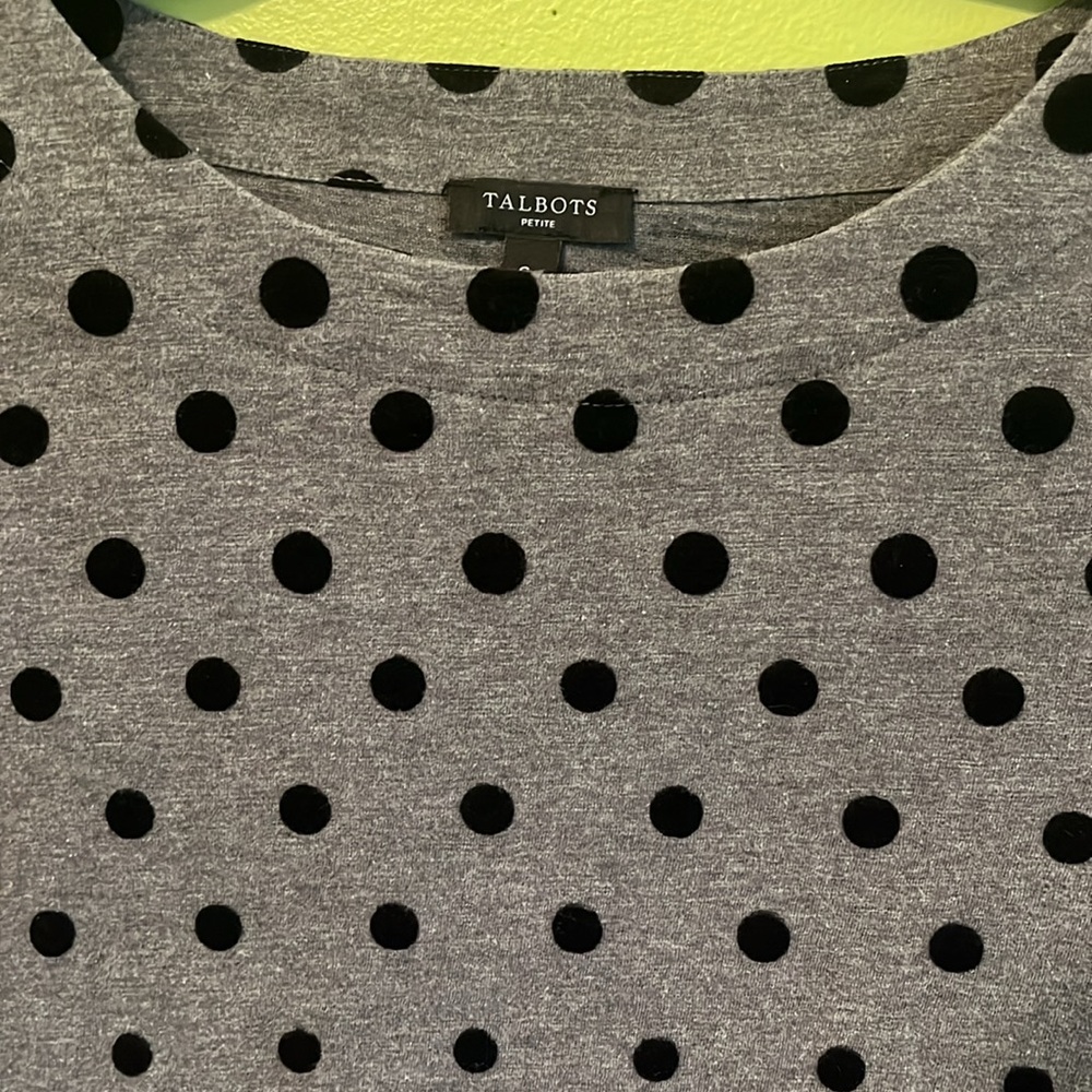 Talbots Polkadot Top - Picture 2 of 4